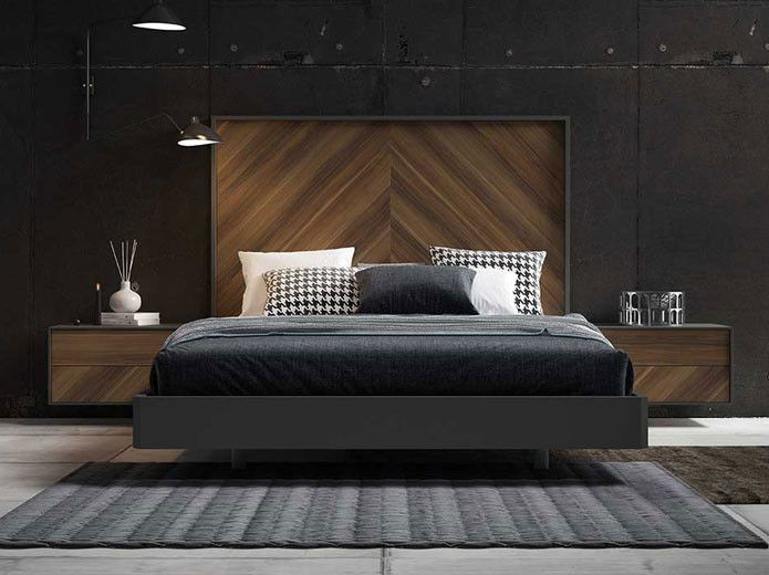 Dormitorio moderno y ordenado